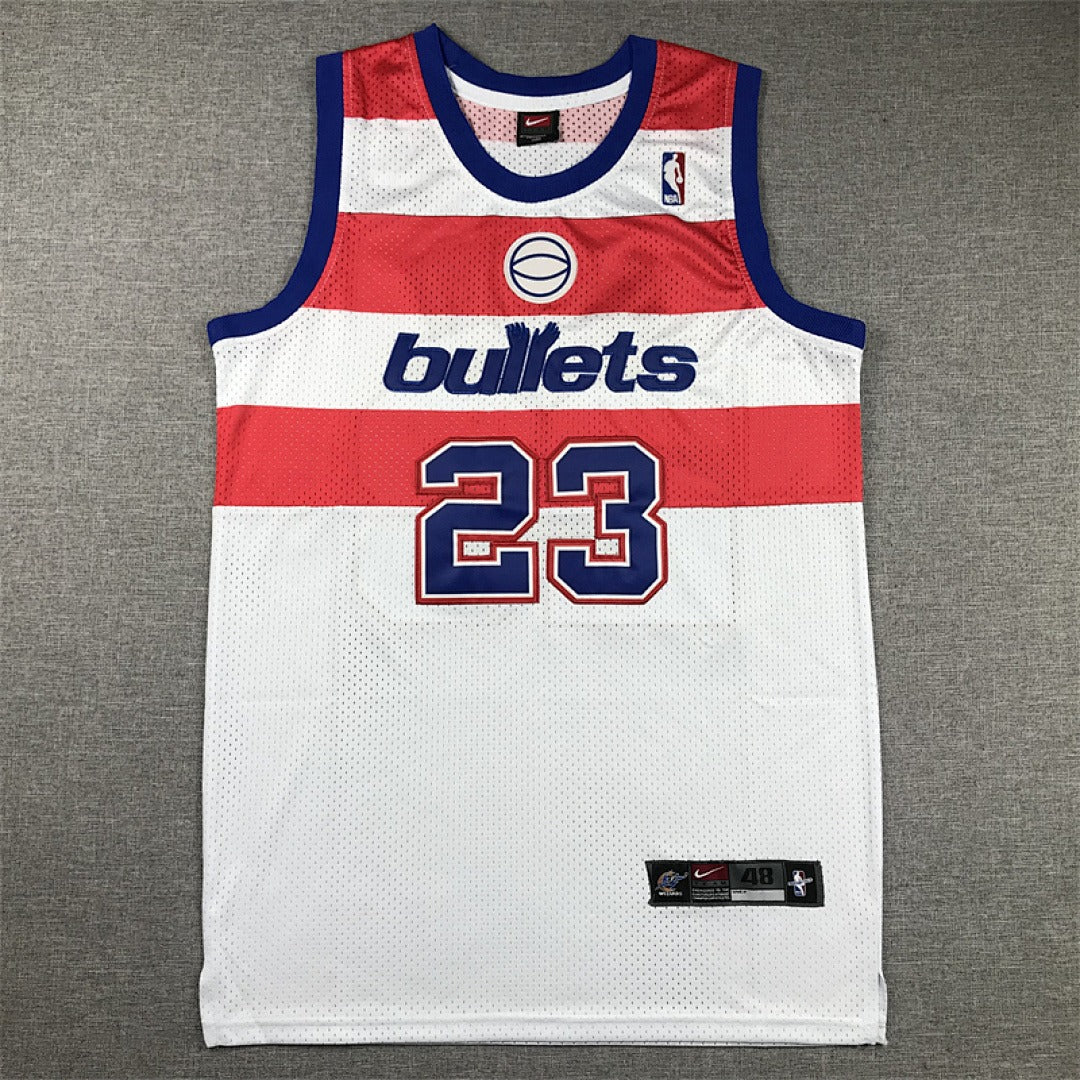 Washington Bullets #23 Michael Jordan Retro NBA Jersey – Sizes S to XXXL