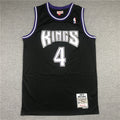 Sacramento Kings Webber #4 NBA Retro Embroidered Jersey – Sizes S-XXXL