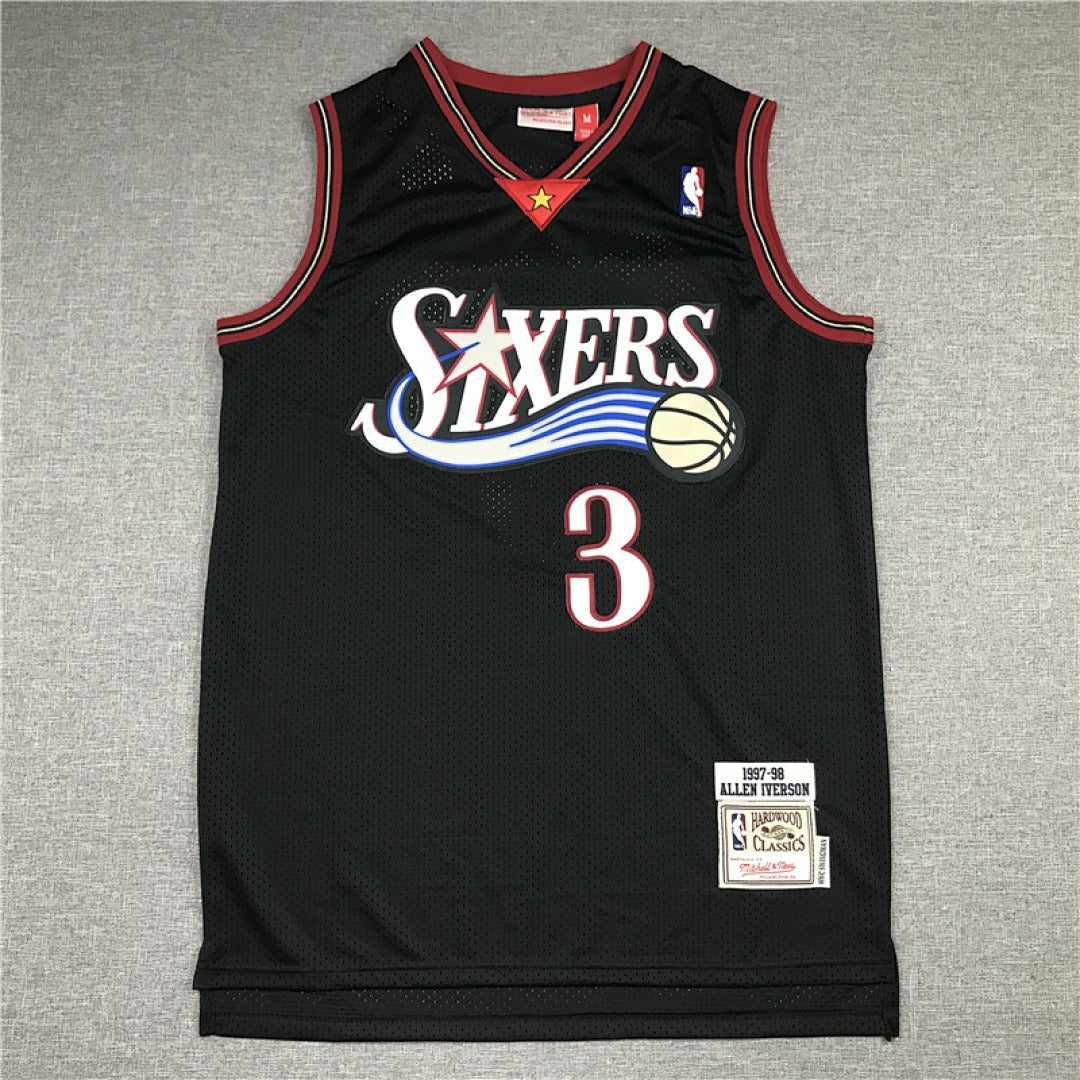 NBA Retro Philadelphia 76ers #3 Iverson Jersey