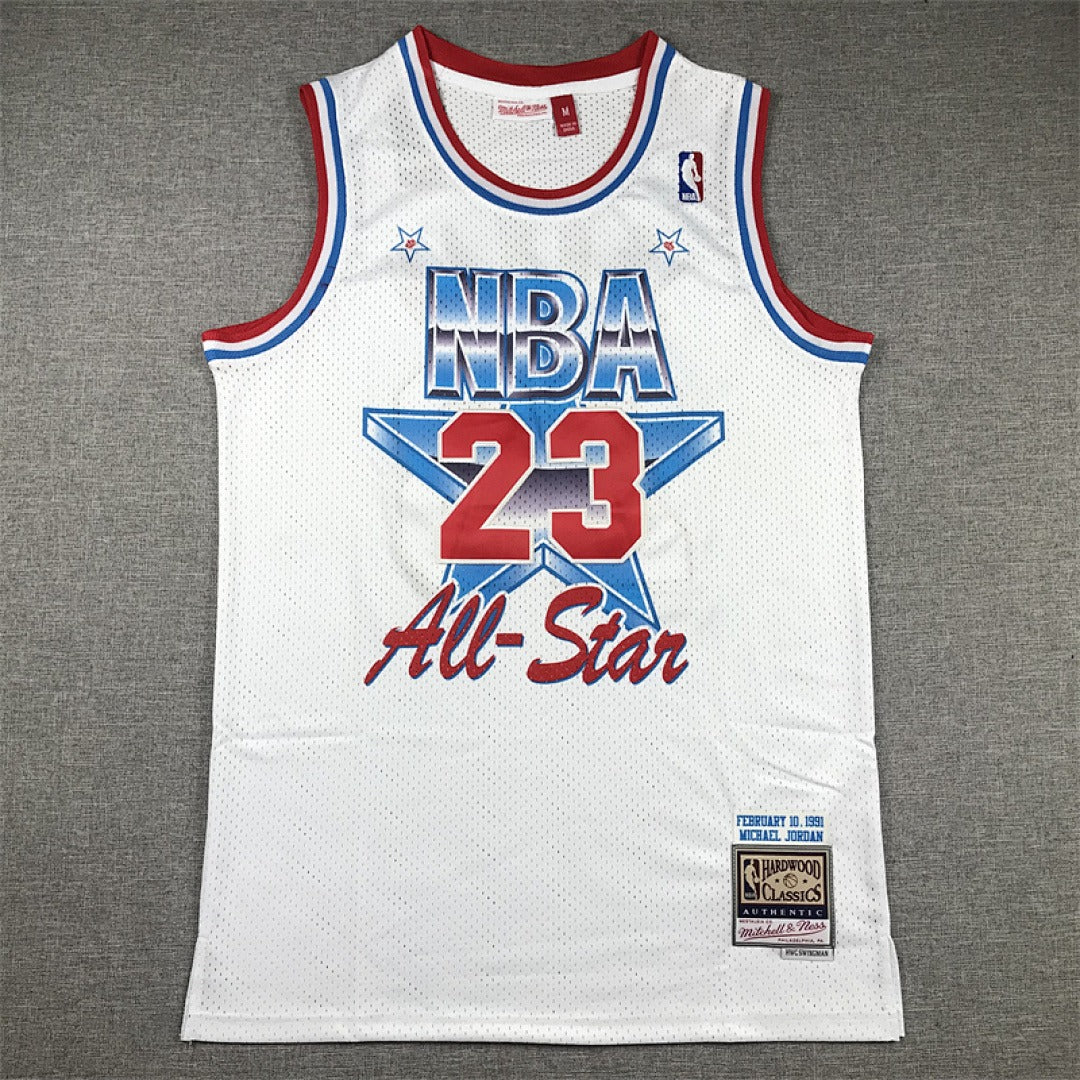 1991 NBA All-Star Game Michael Jordan #23 Retro Embroidered Jersey – Sizes S-XXXL